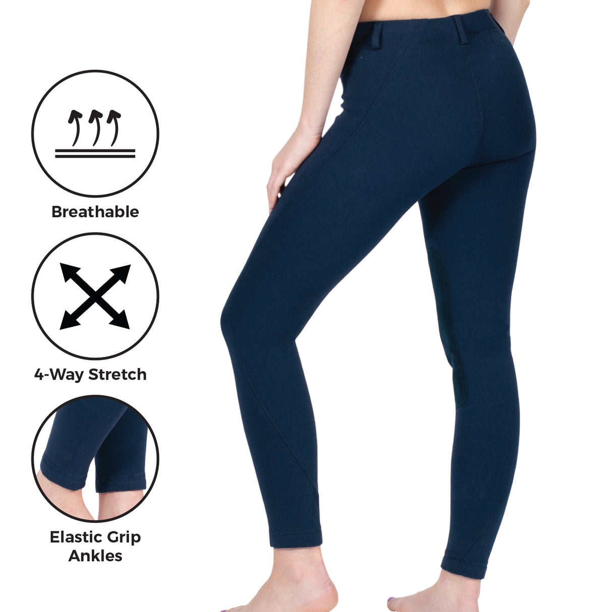 Pantalon d'équitation Elation Red Label Pull On