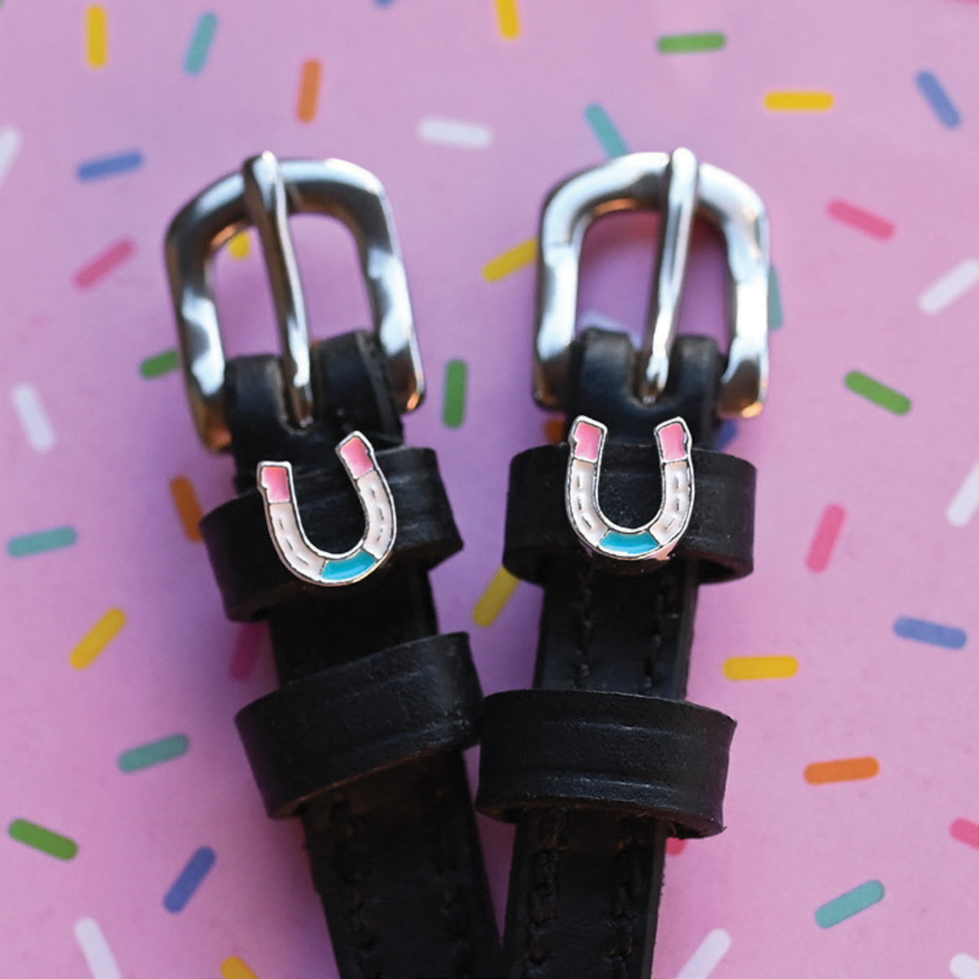 Mane Jane Horse Shoe Party Spur Straps