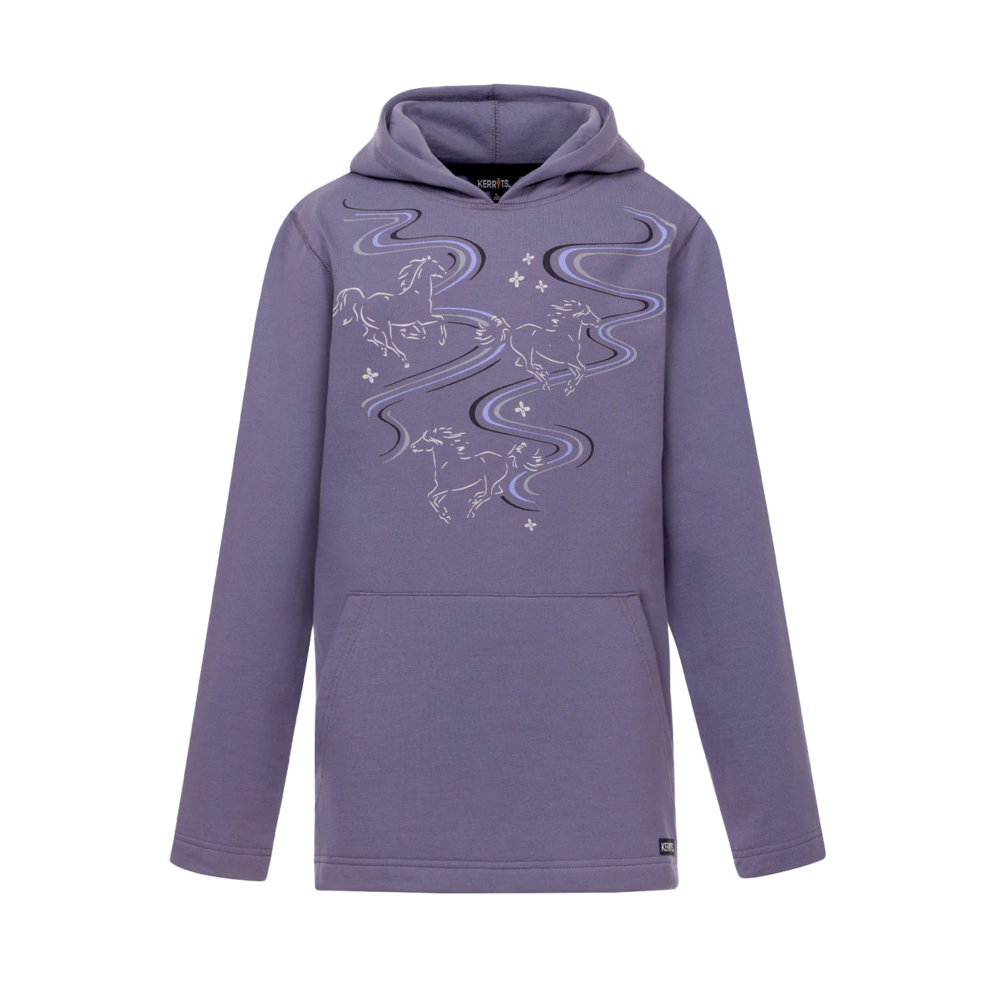 Sweat à capuche en polaire Ride The Wind de Kerrits - Enfant