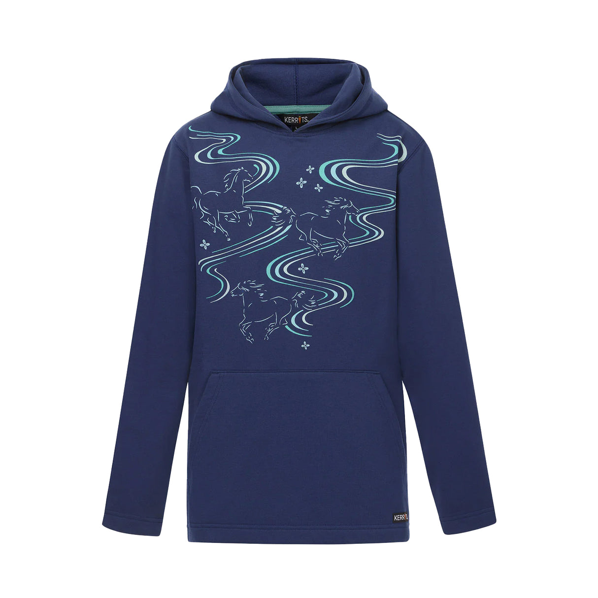 Sweat à capuche en polaire Ride The Wind de Kerrits - Enfant