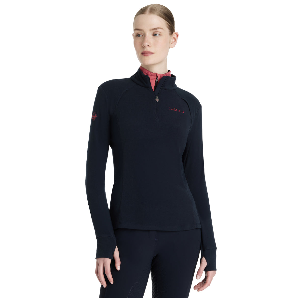 LeMieux Frances Quarter Zip Fleece Top