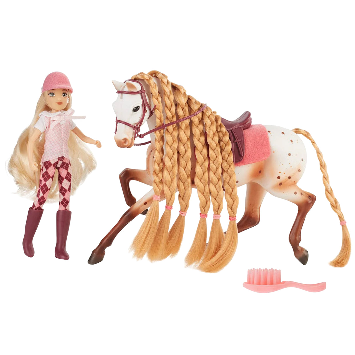 Breyer Freedom Series Tess & Birdie Cheval & Cavalière Anglaise