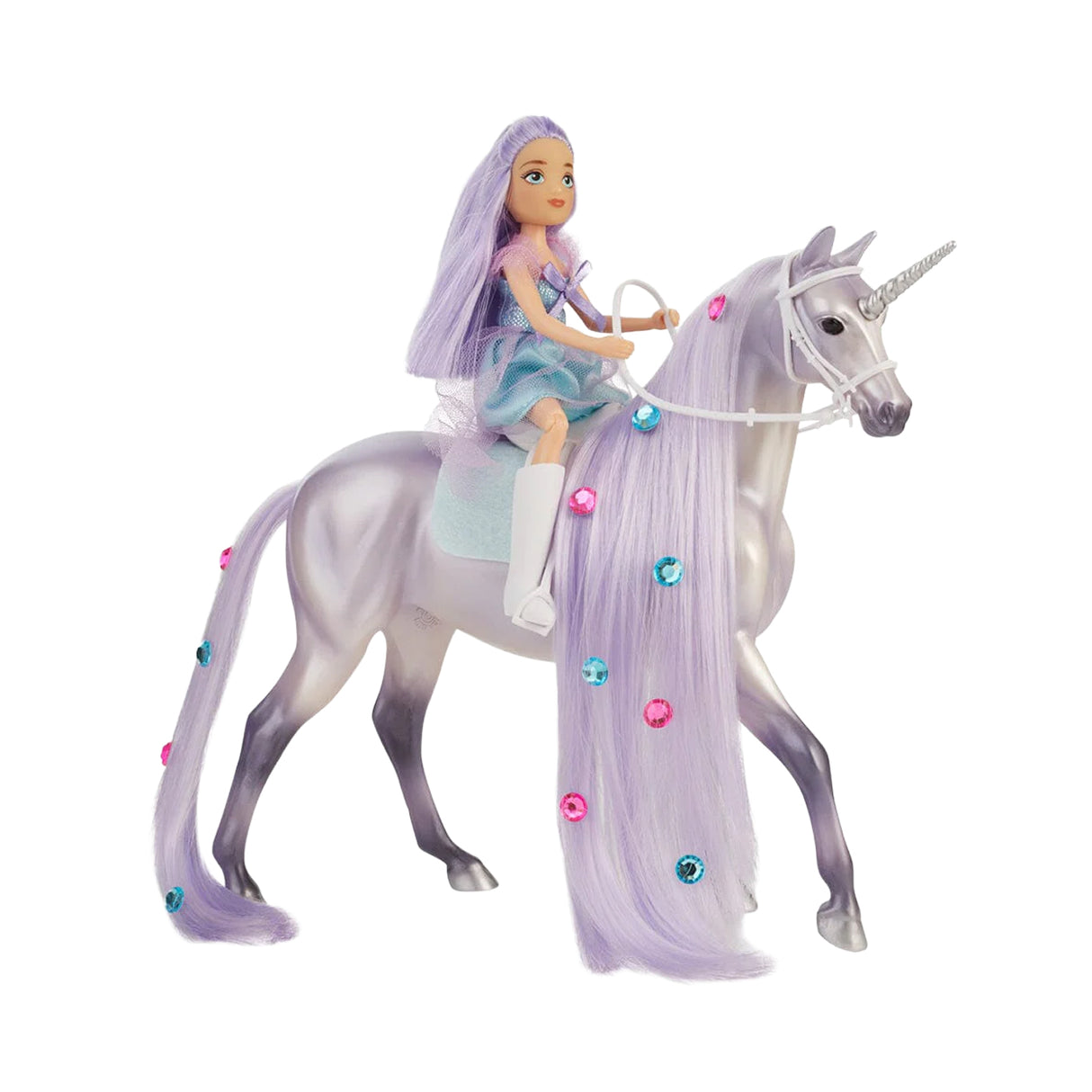 Breyer Freedom Series Twila & Moonstone Licorne et Cavalière Magiques