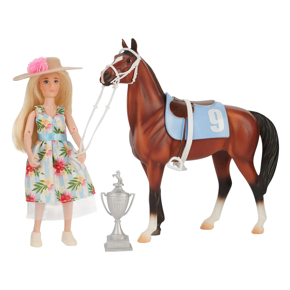 Breyer Coffret Cadeau Tinsley & Buttercup Breeze - La Série Liberté - Le Cercle des Vainqueurs