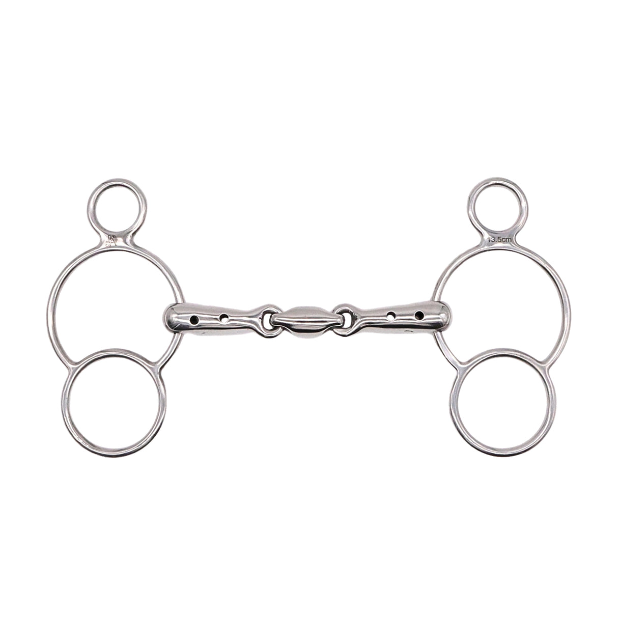 Jake Adams 2-Ring Elevator Double Jointed Whistle Bit W/ Lozenge