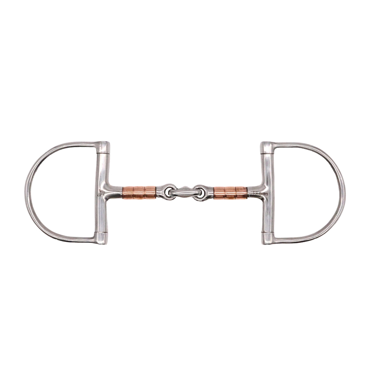 Mors Jake Adams Dee Ring avec rouleaux en cuivre, double brisure et oliva