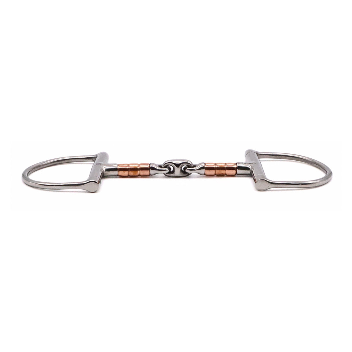 Mors Jake Adams Dee Ring avec rouleaux en cuivre, double brisure et oliva