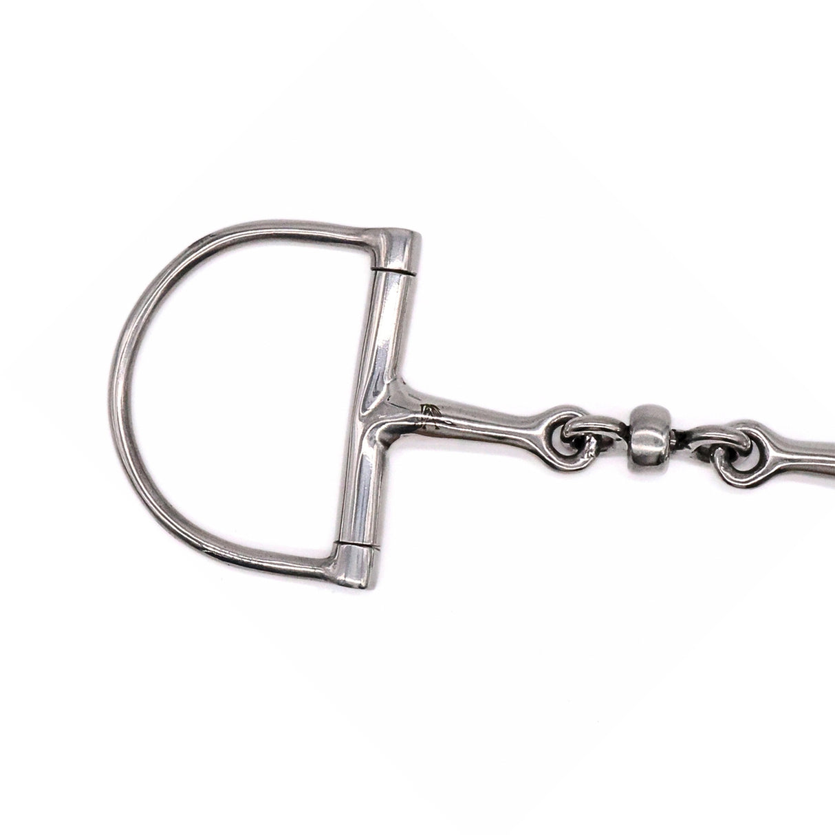 Mors à rouleaux Jake Adams Dee Ring double brisure en acier inoxydable