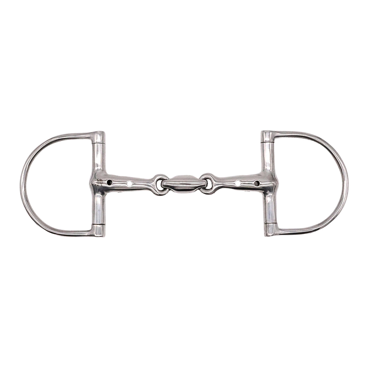 Mors Jake Adams double brisure à anneaux en D avec sifflet et olive