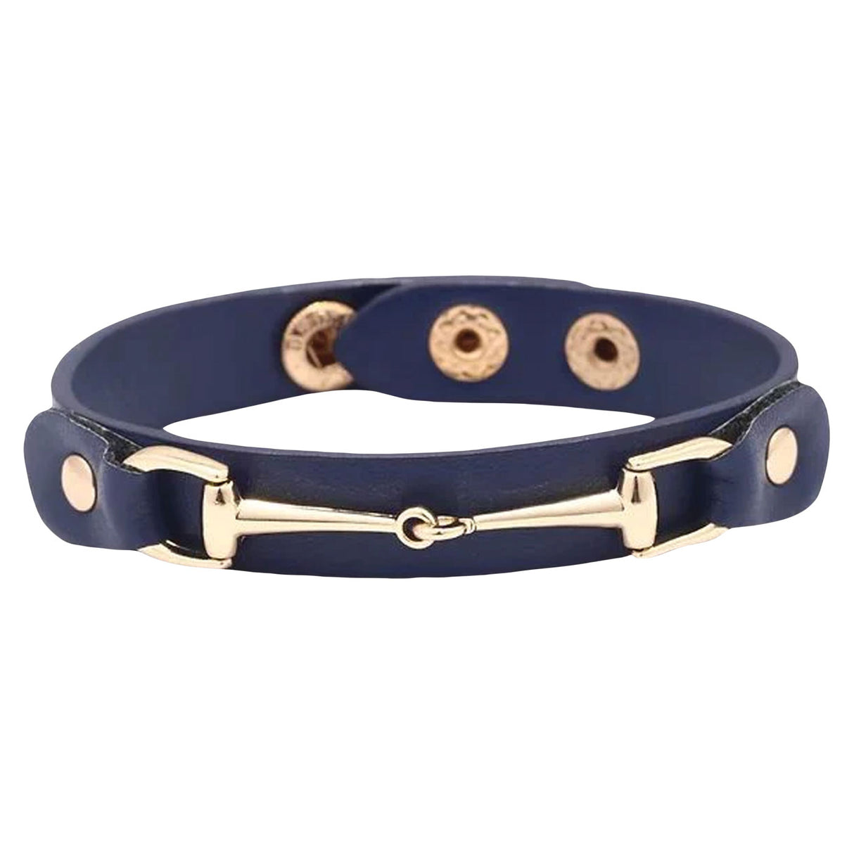 AWST Bracelet de mors en cuir végétalien