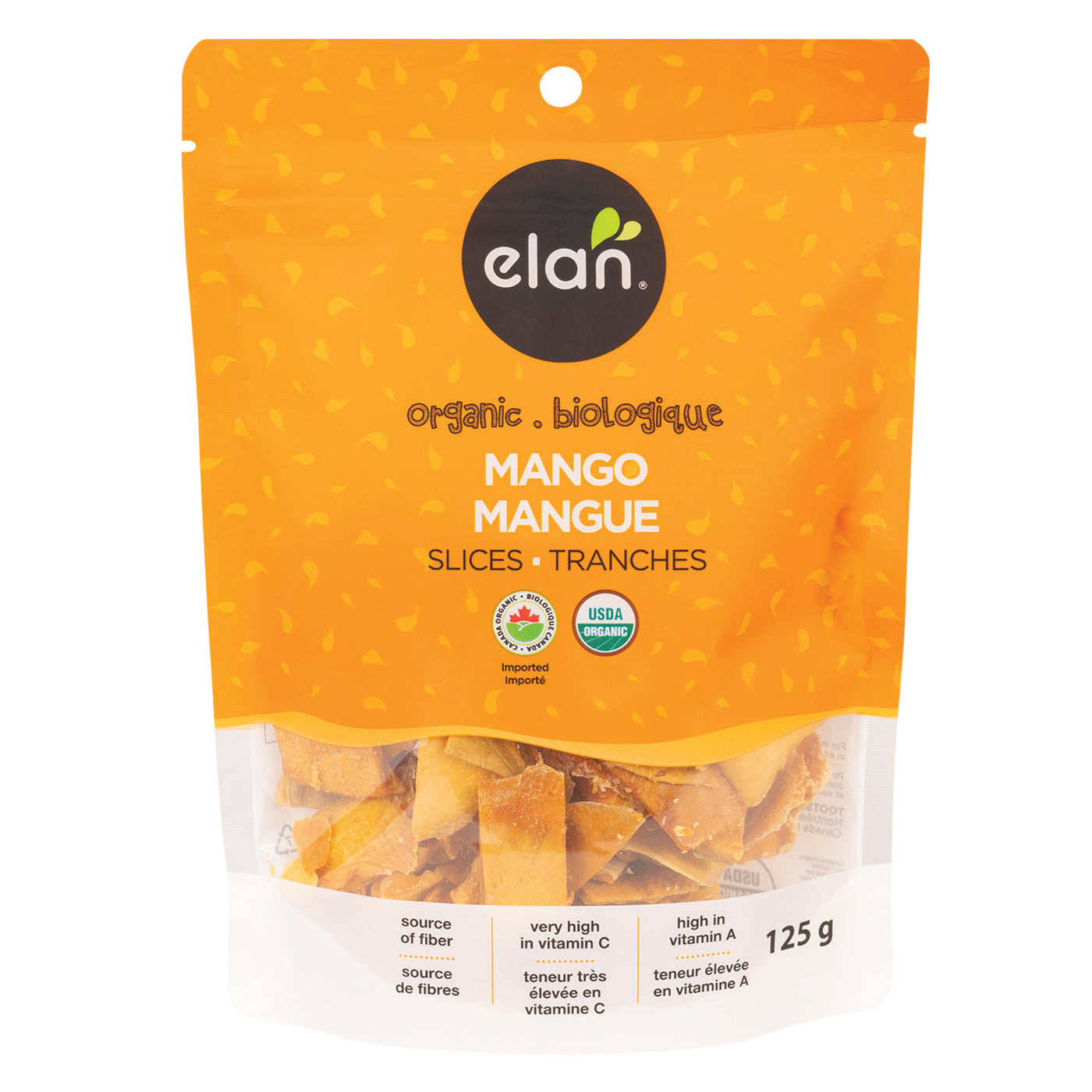 Elan Organic Mango Slices 125 g