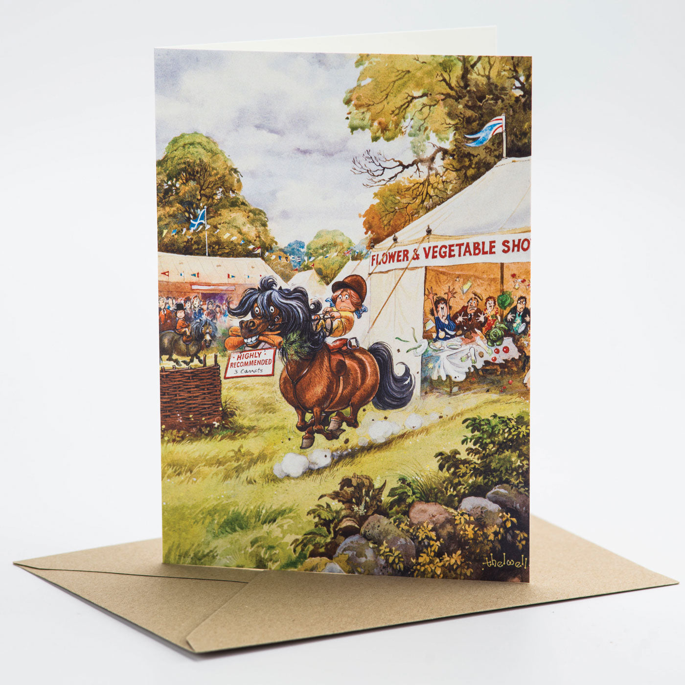 Thelwell hautement recommandé Carte de vœux