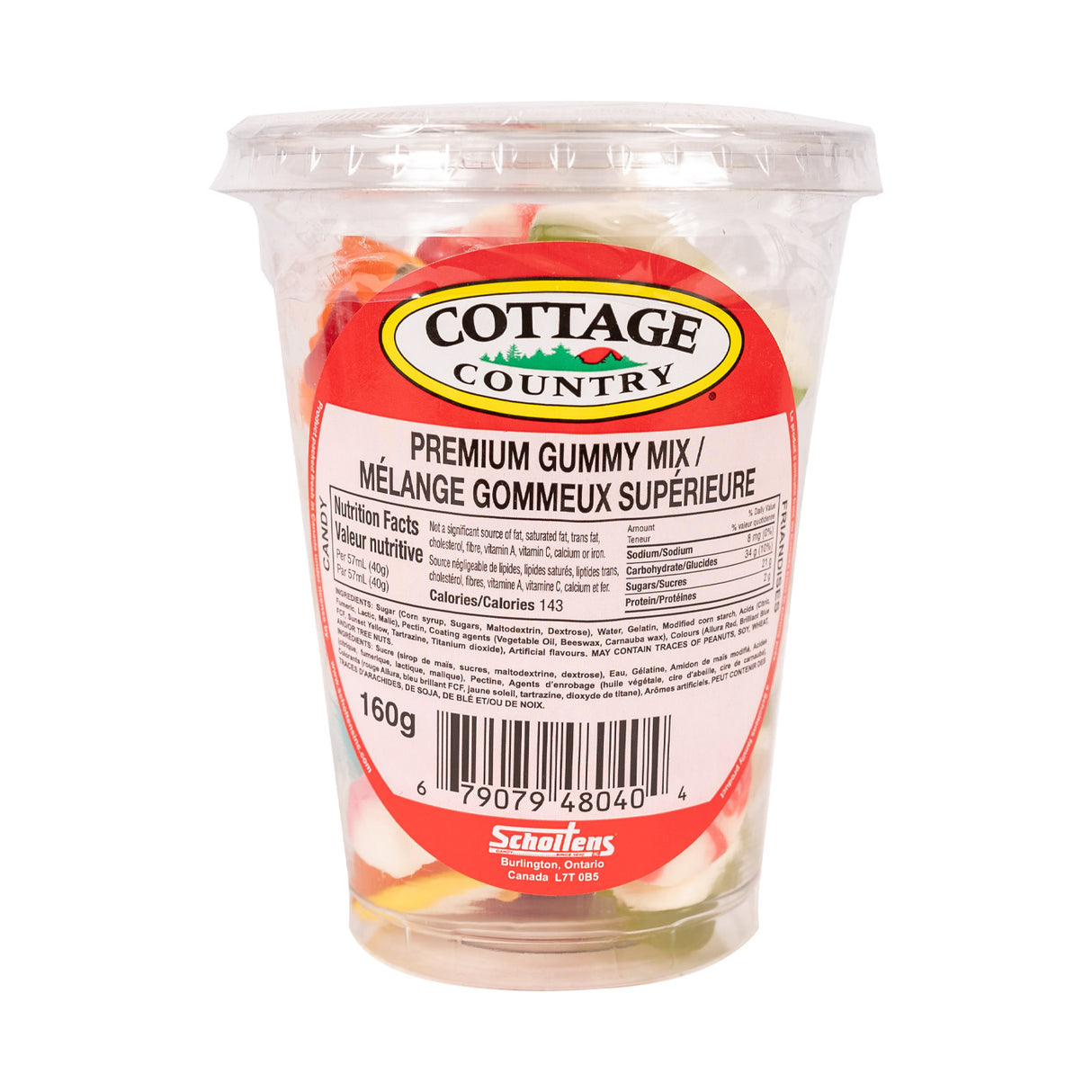 Cottage Country Premium Mélange de gommes en tasse 160 g
