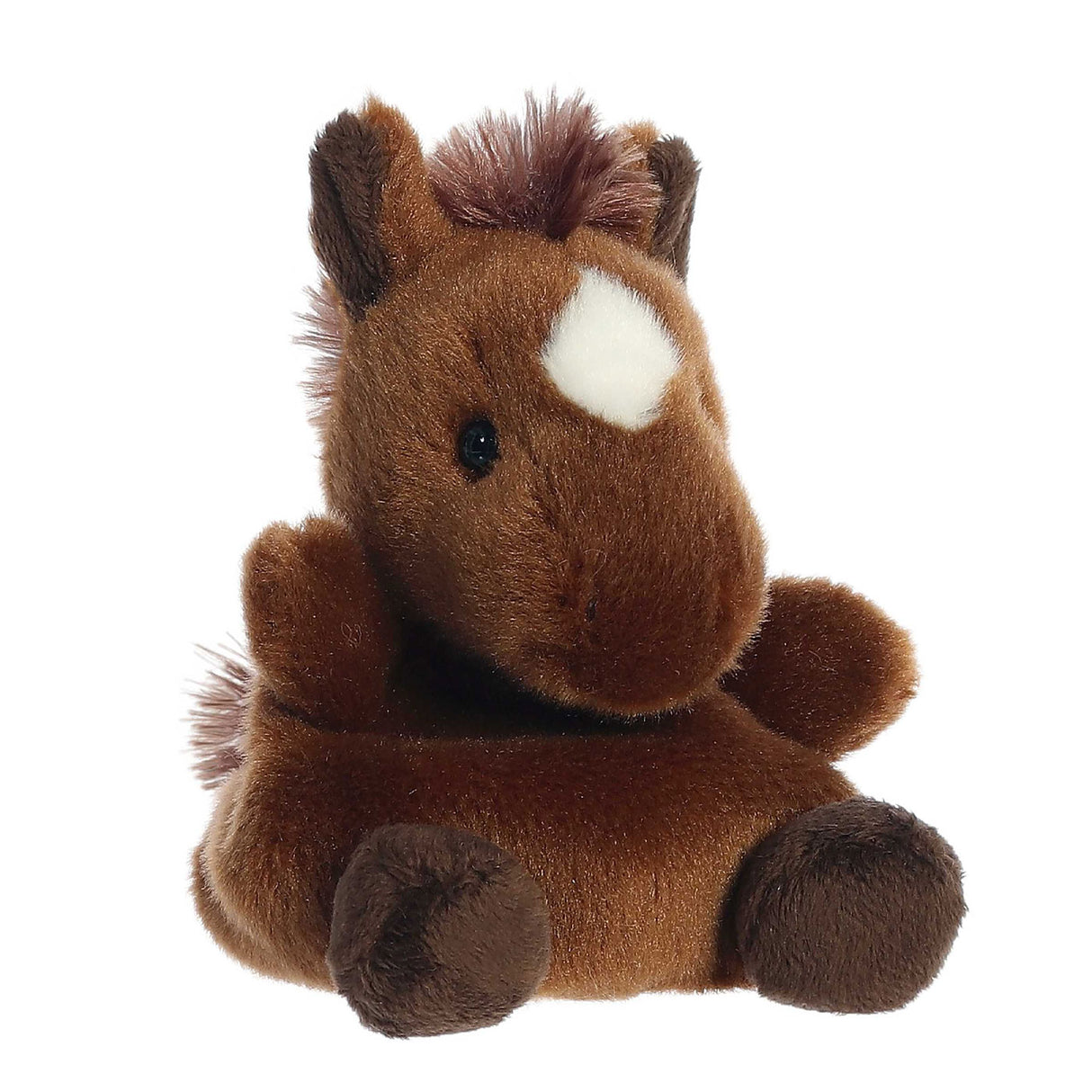 Aurora Palm Pals Truffle Brown Horse Plush 12 cm
