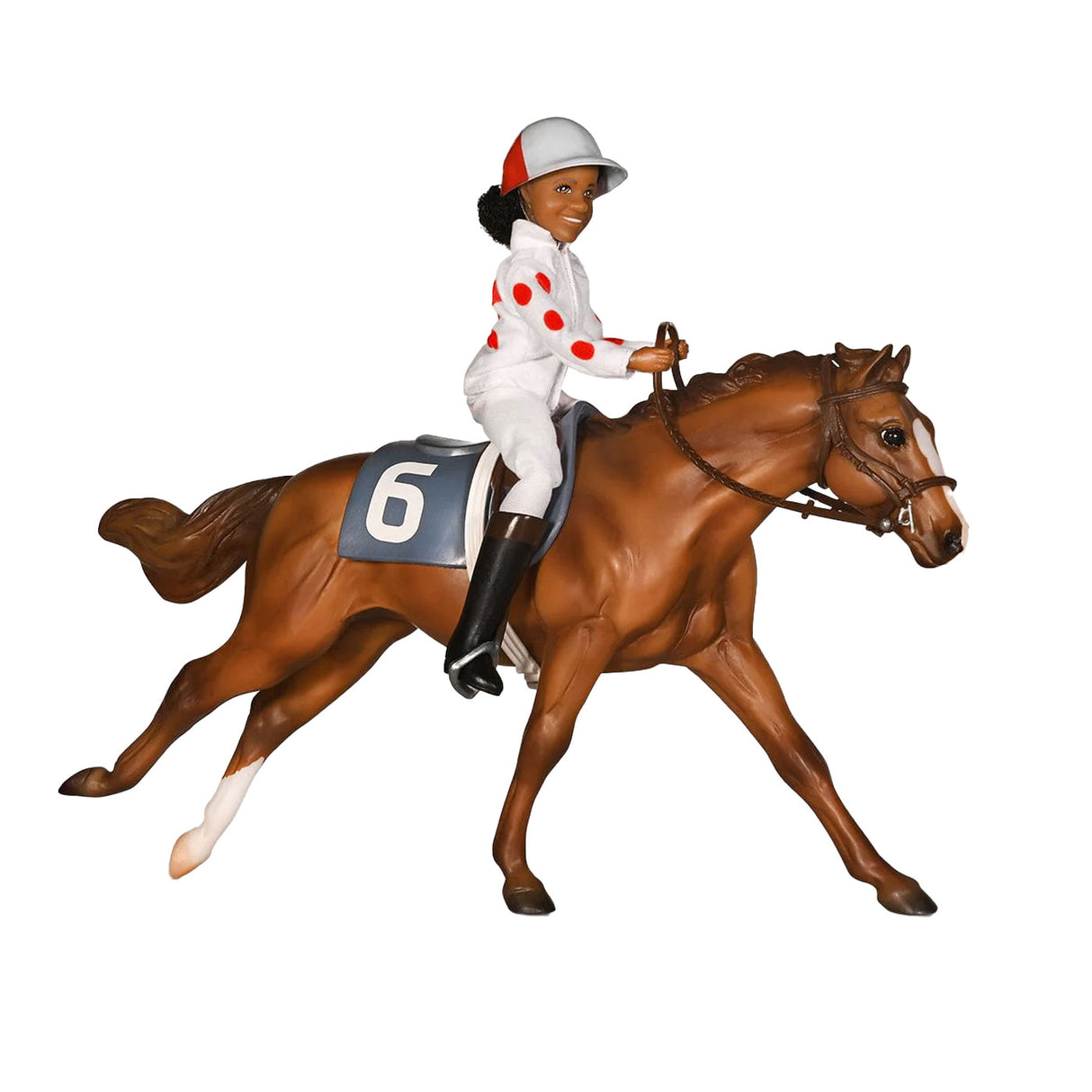 Breyer Freedom Cheryl Ensemble cheval blanc et livre