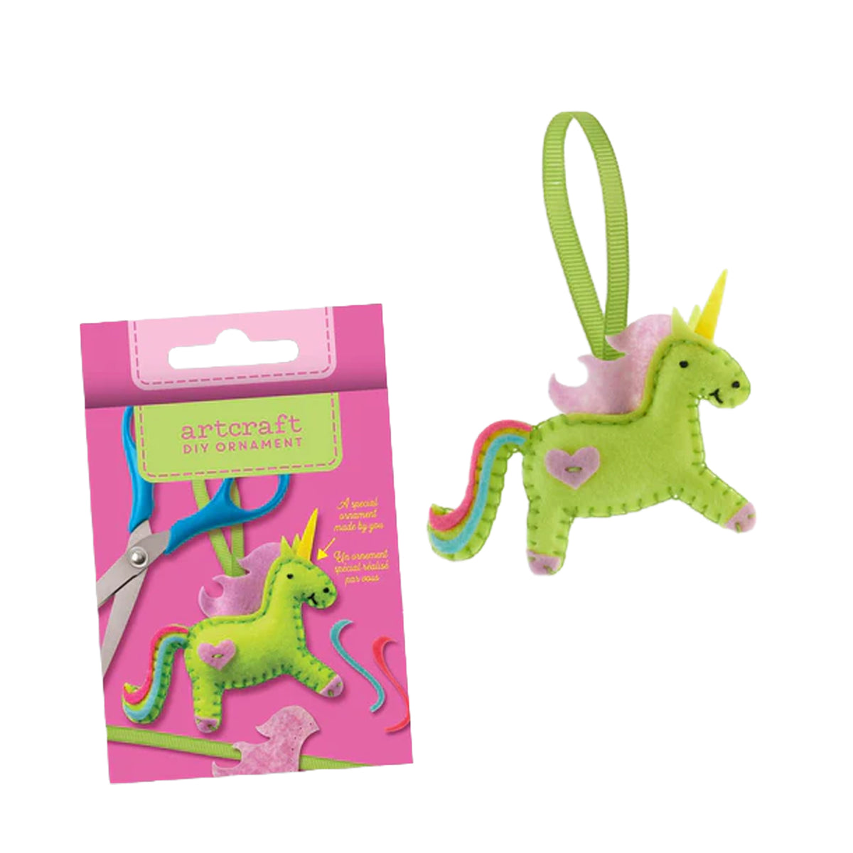 Kit de décoration licorne en feutre à faire soi-même