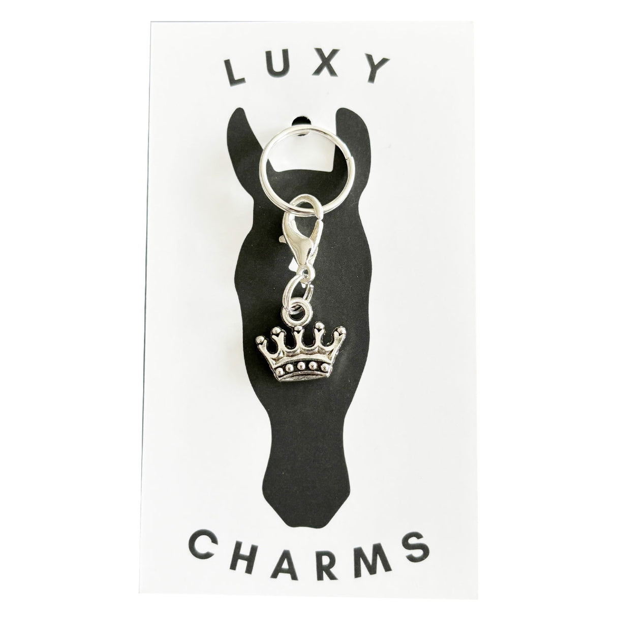 Breloque couronne en argent Luxy Charms