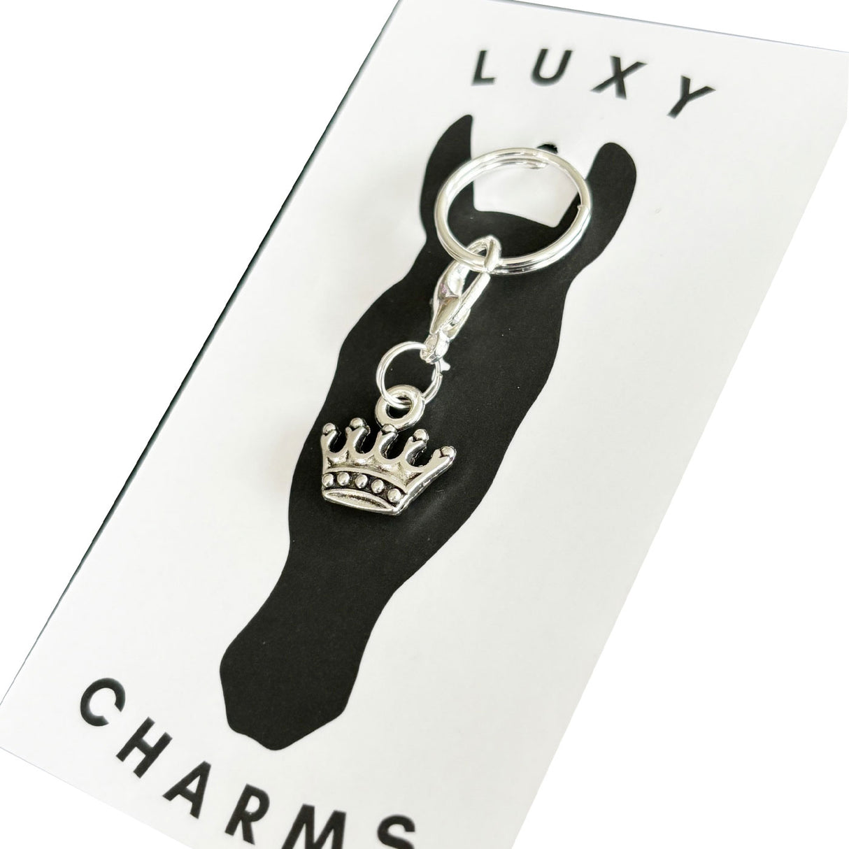 Breloque couronne en argent Luxy Charms