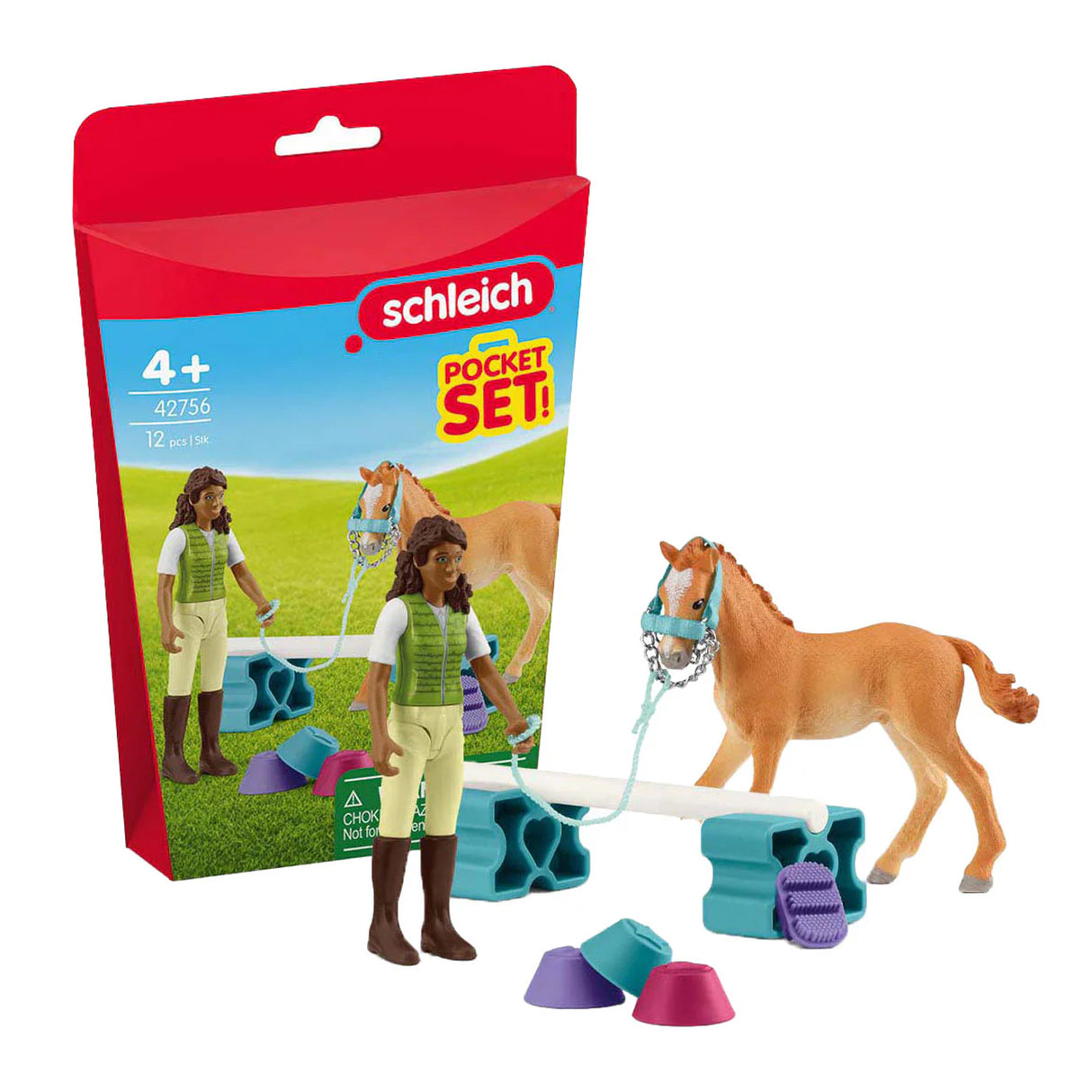 Schleich Pocket Set Training Set W/ Sarah