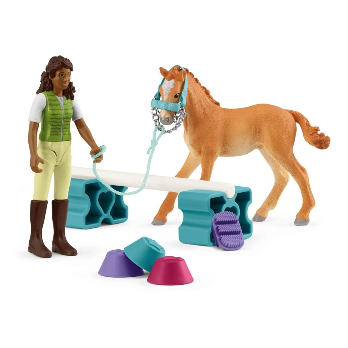 Schleich Pocket Set Training Set W/ Sarah