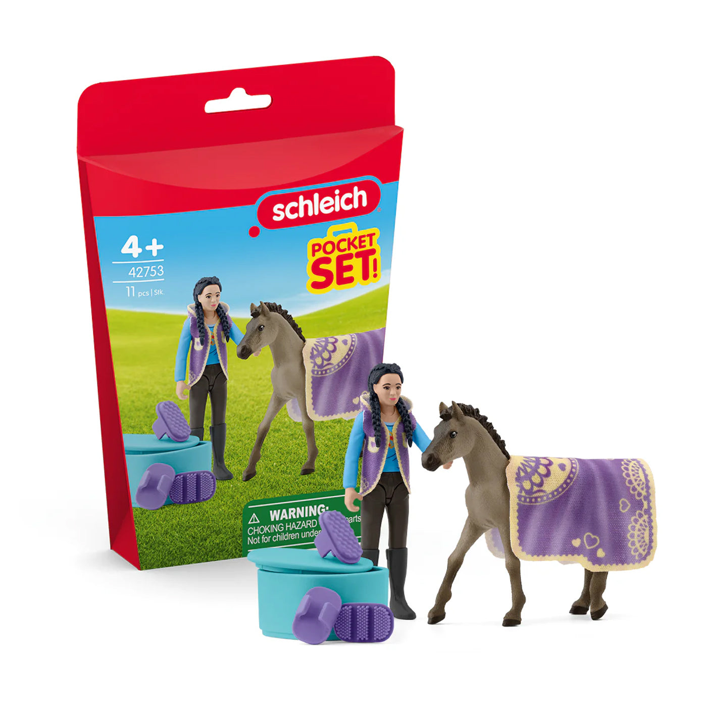 Schleich Pocket Set Beauty Set W/ Kim
