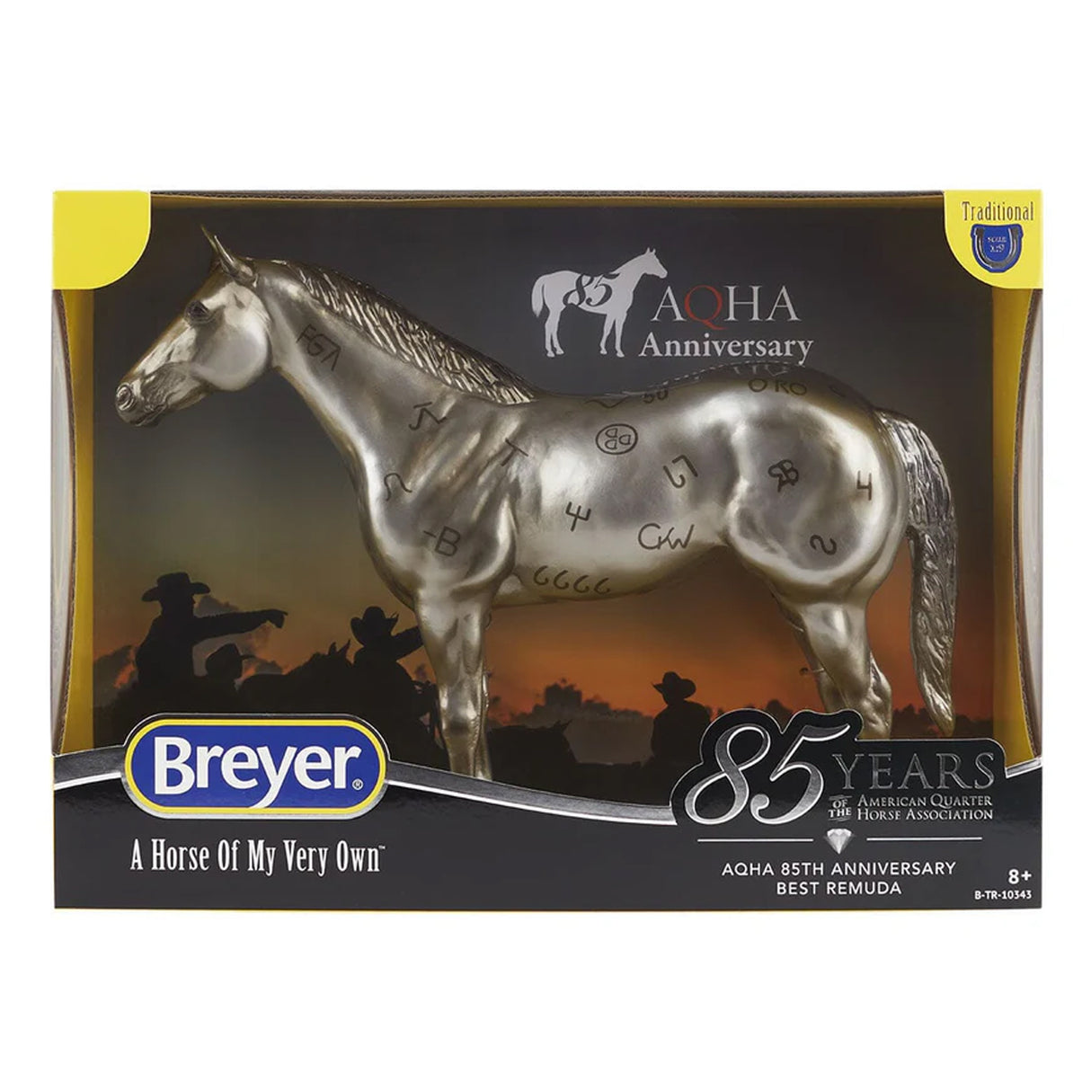 Breyer Traditional AQHA 85e anniversaire Meilleur modèle Remuda