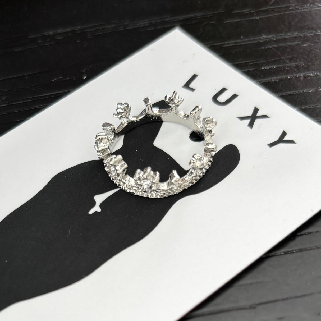 Couronne de mèches minimaliste Luxy Charm