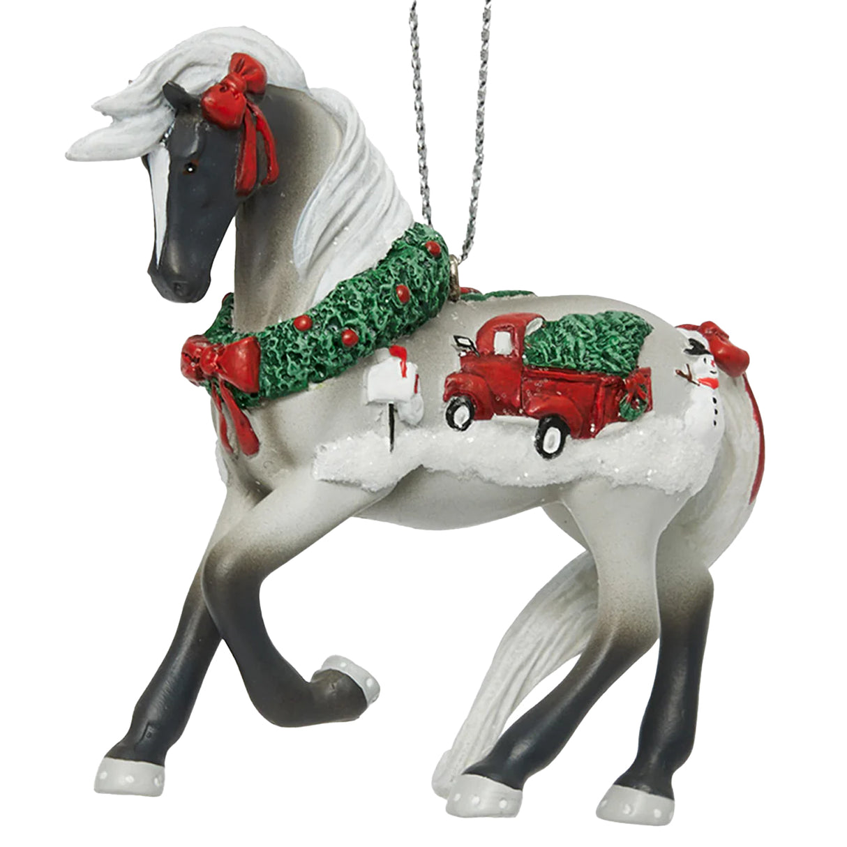 Trail of Painted Ponies Tailgate Christmas Ornament