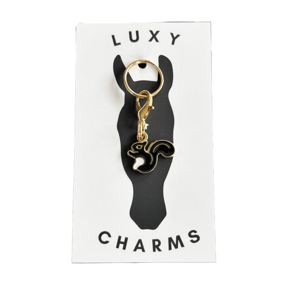 Luxy Charms Squirrel Tack Charm