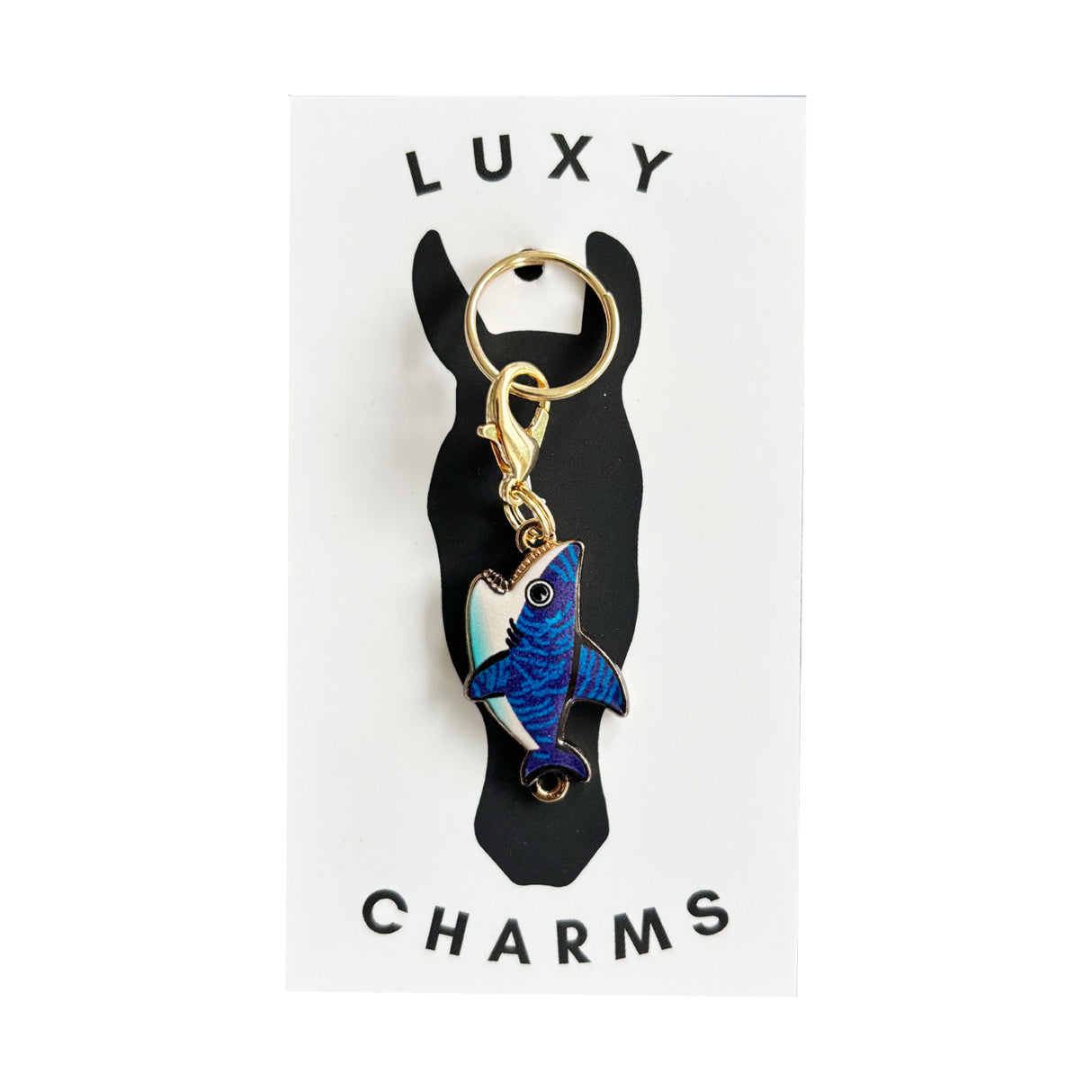 Luxy Charms Blue Shark Tack Charm