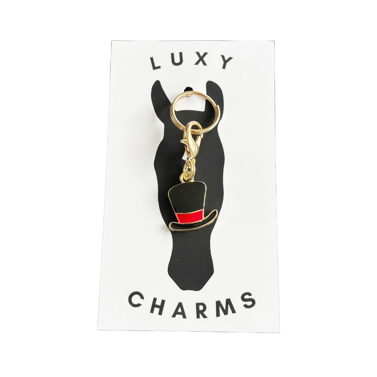 Luxy Charms Top Hat Tack Charm