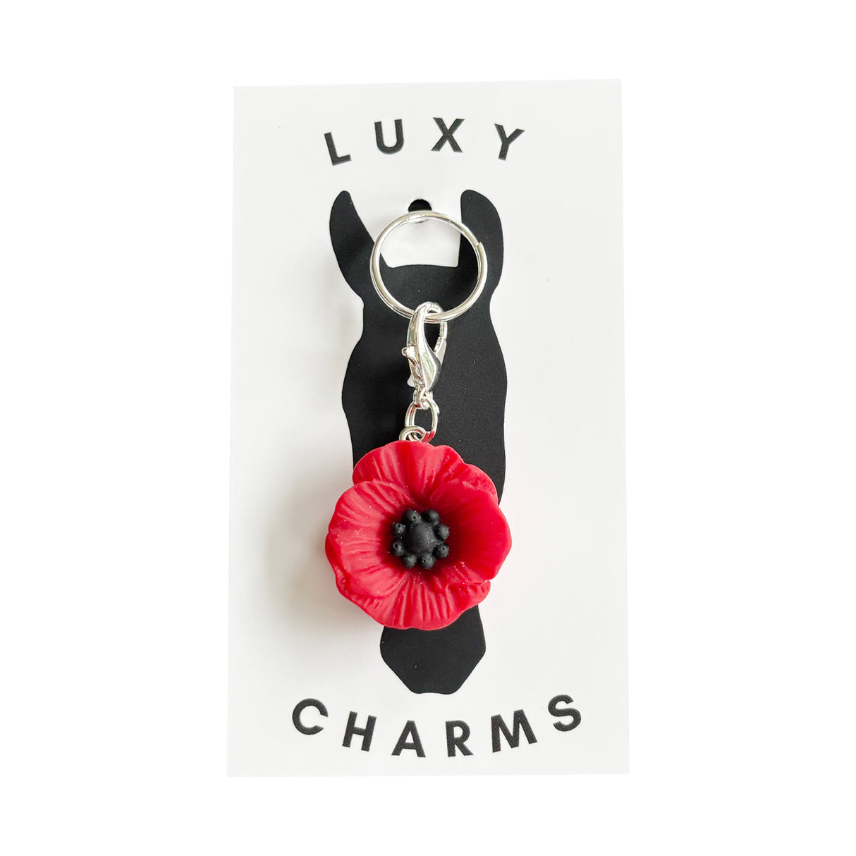 Luxy Charms Poppy Tack Charm