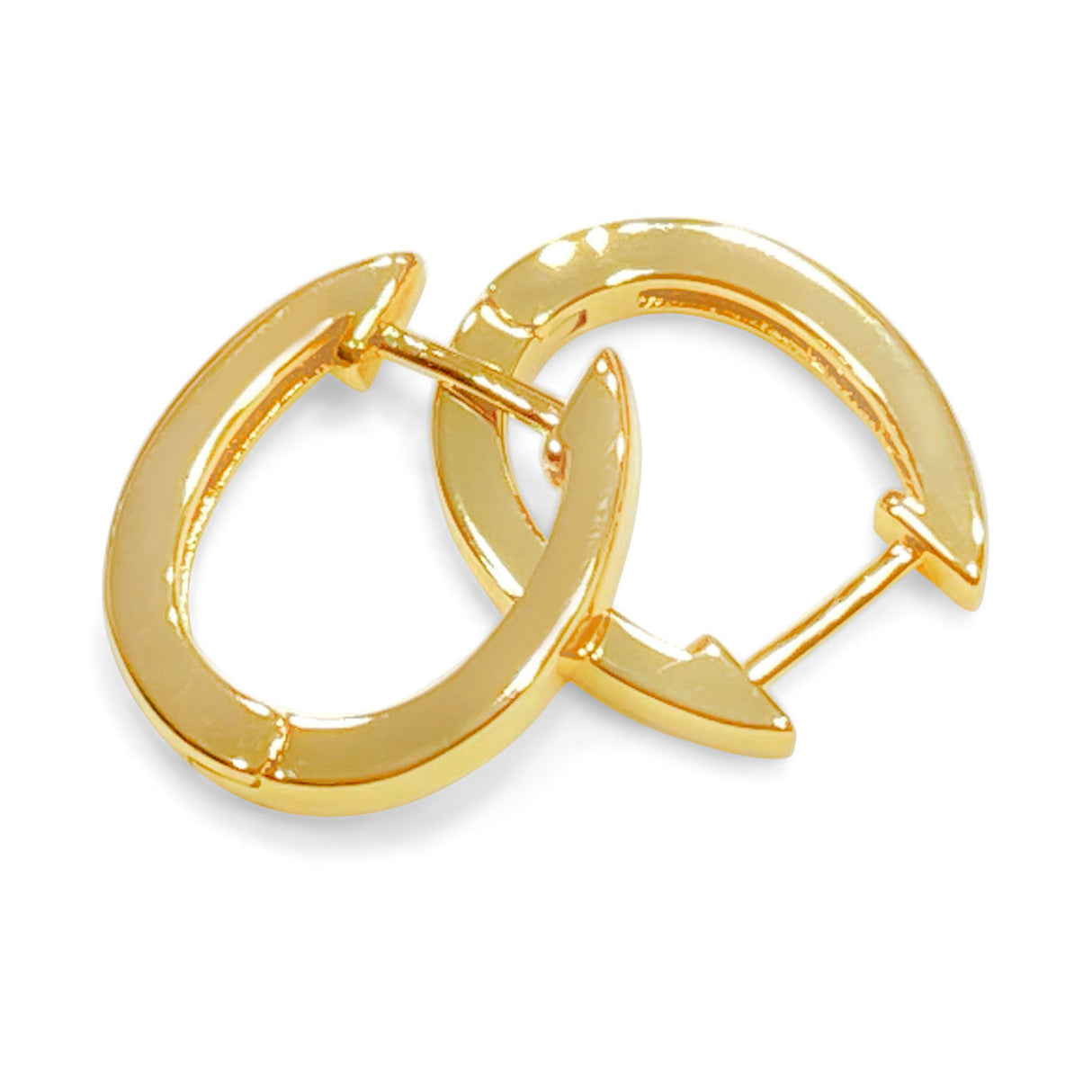 Boucles d'oreilles à charnière en fer à cheval Kelley & Co.