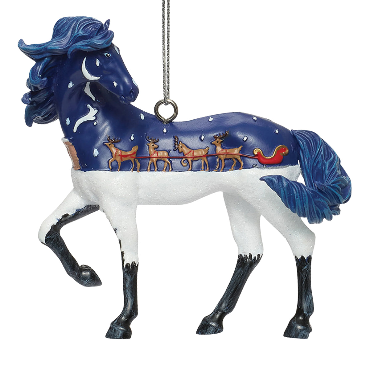 Ornement « Sentier de poneys peints sur le toit »