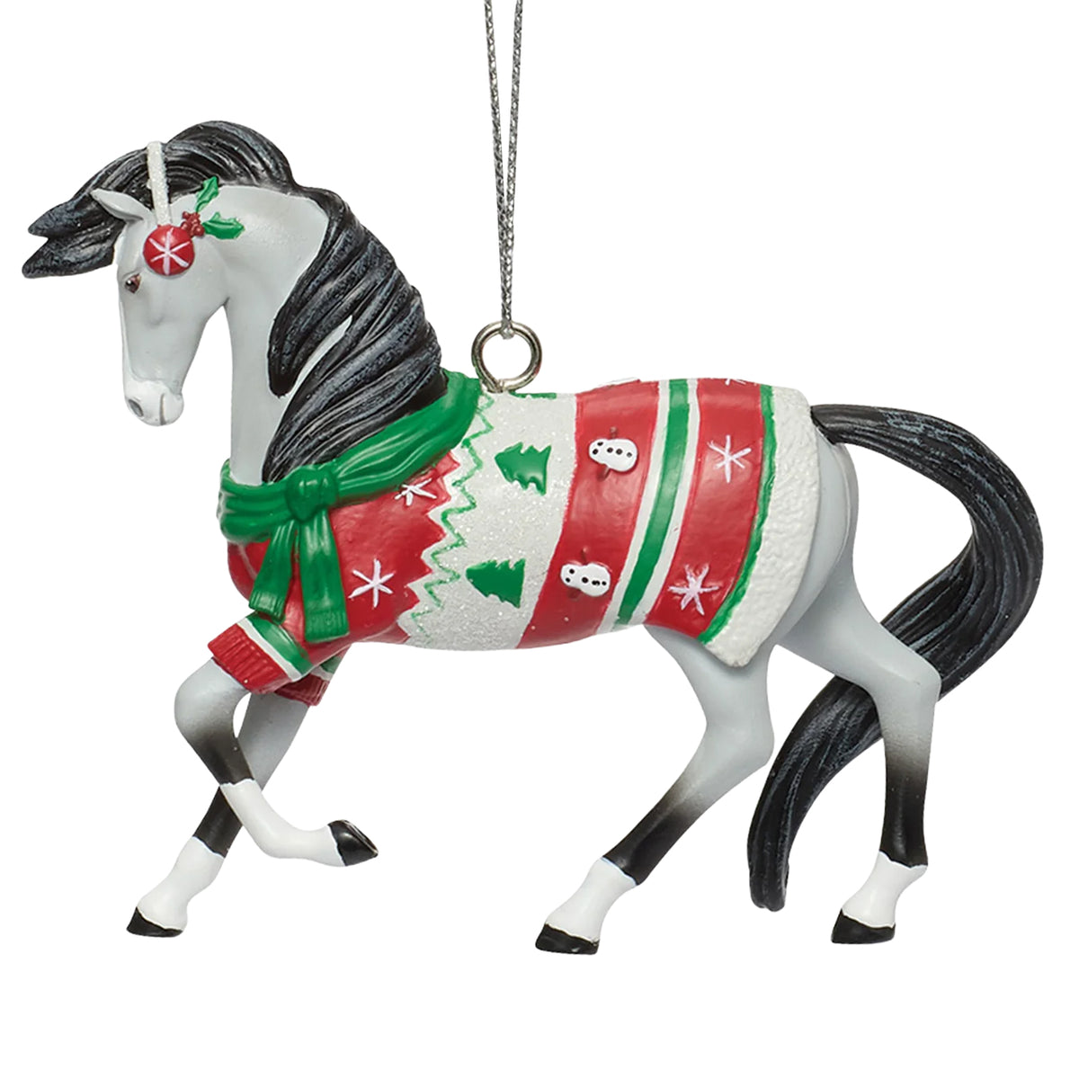 Trail Of Painted Ponies Christmas Sweater Ornament