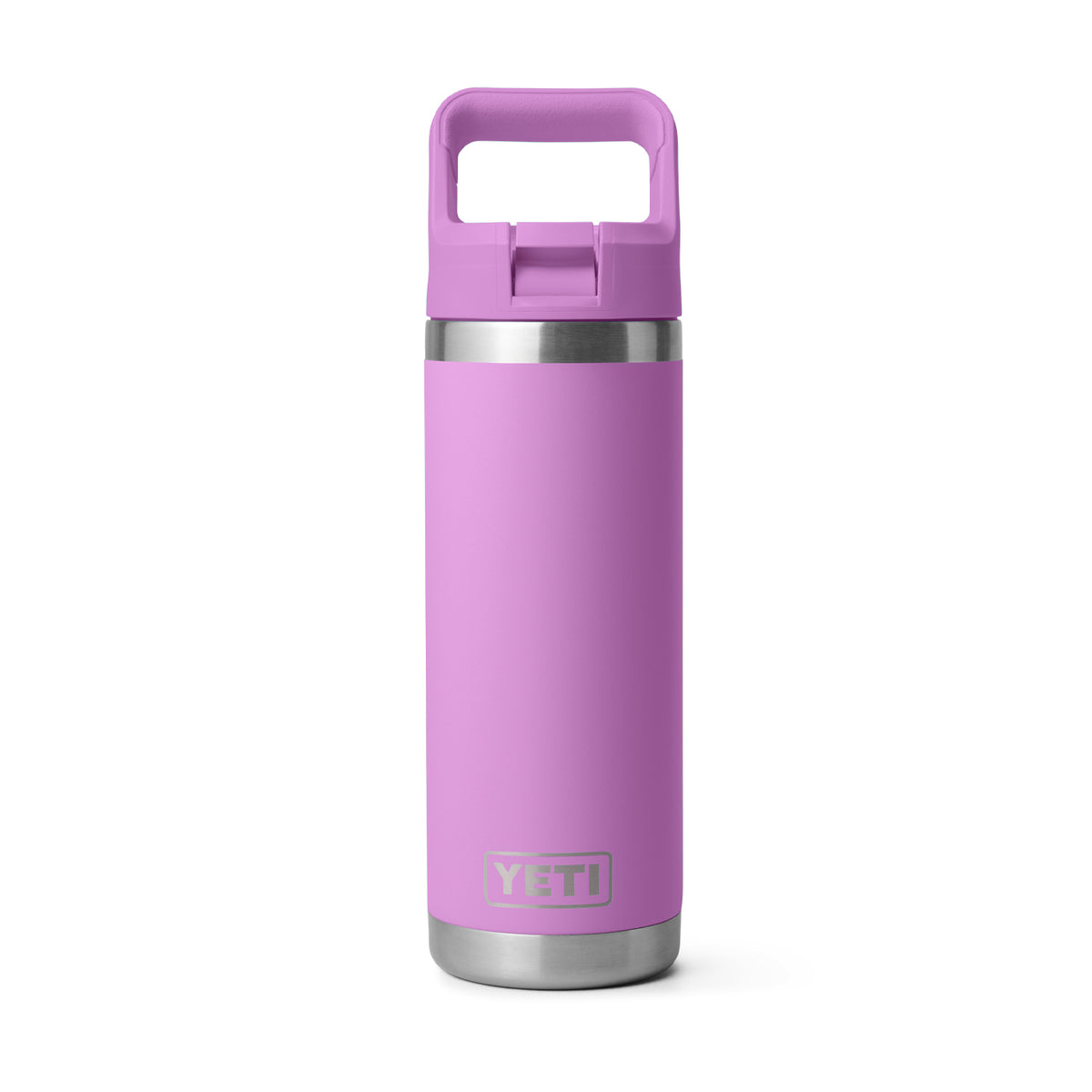 Bouteille d'eau YETI Rambler avec bouchon en paille de couleur assortie 532 ml