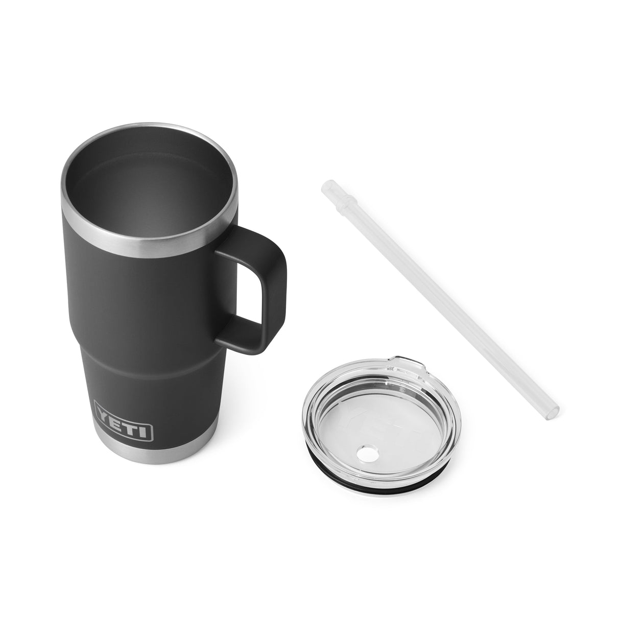Tasse avec paille YETI Rambler avec couvercle en paille 739 mL