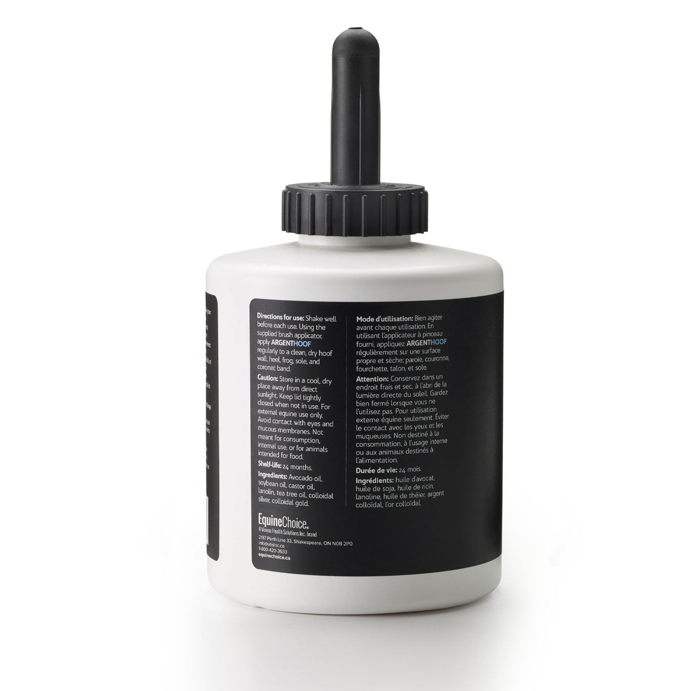 Pansement pour sabots de qualité supérieure ArgentHoof d'Equine Choice, 946 ml