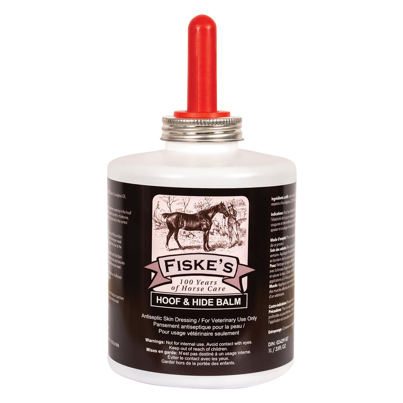 Fiske's Baume pour sabots et peaux avec brosse 1 L