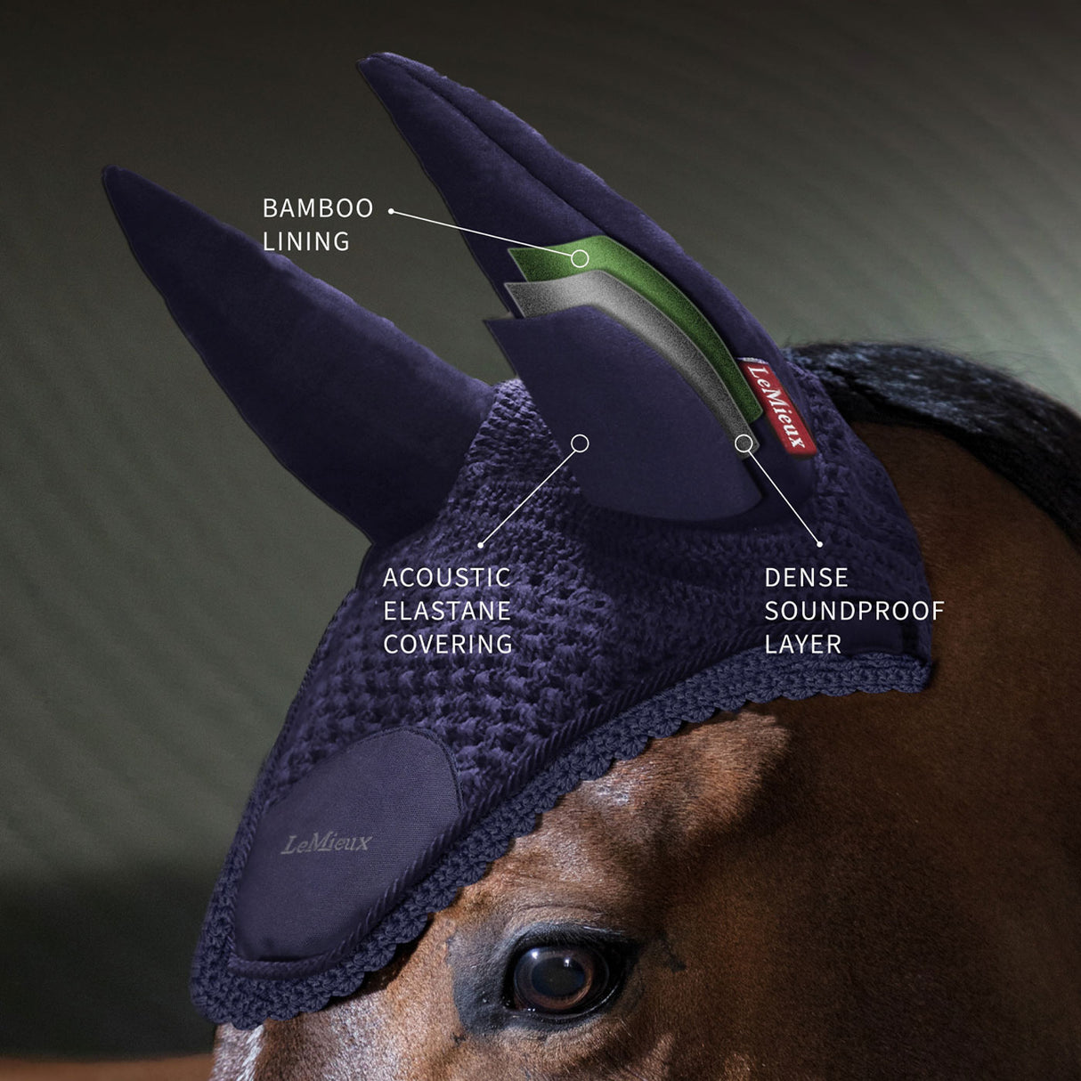 Voile anti-mouches acoustique LeMieux Essence