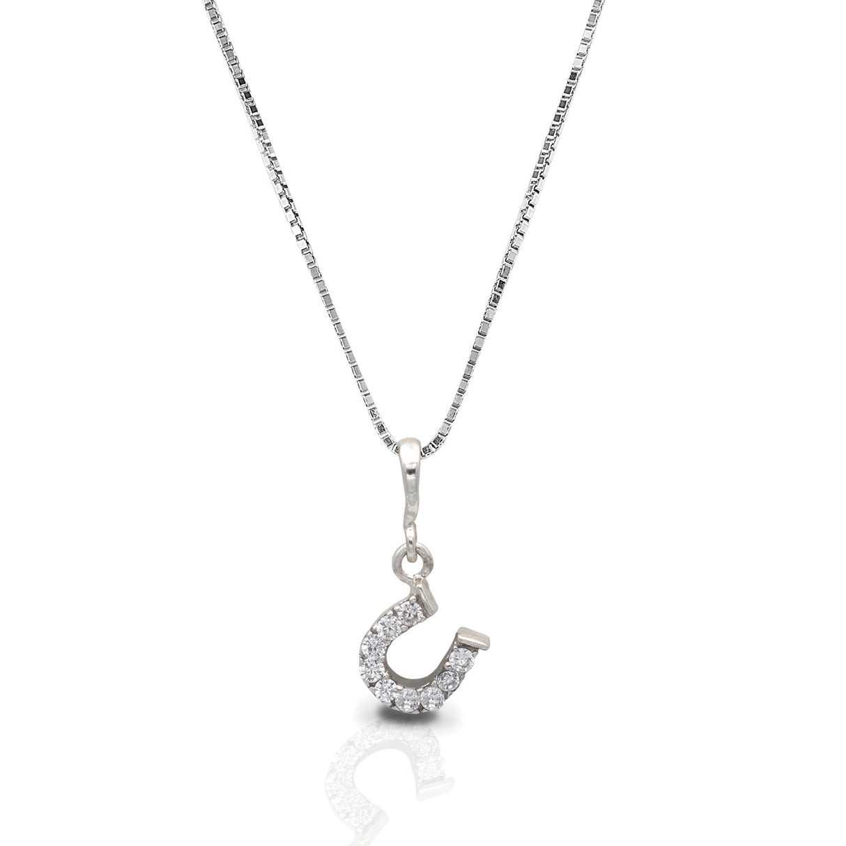 Collier en forme de fer à cheval transparent Kelly Herd