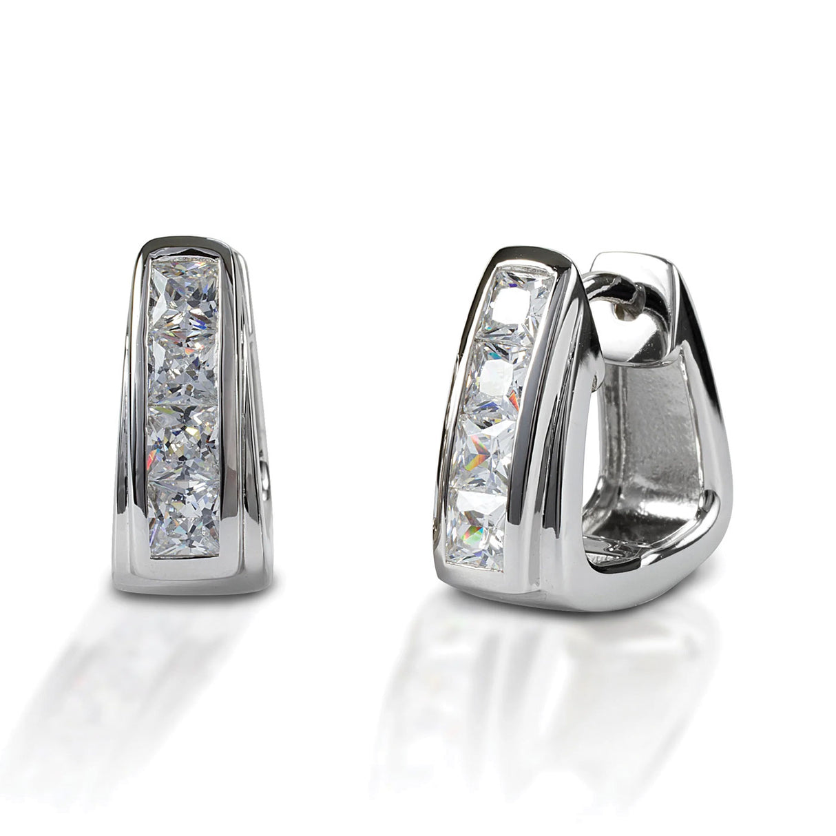 Boucles d'oreilles créoles contemporaines Kelly Herd