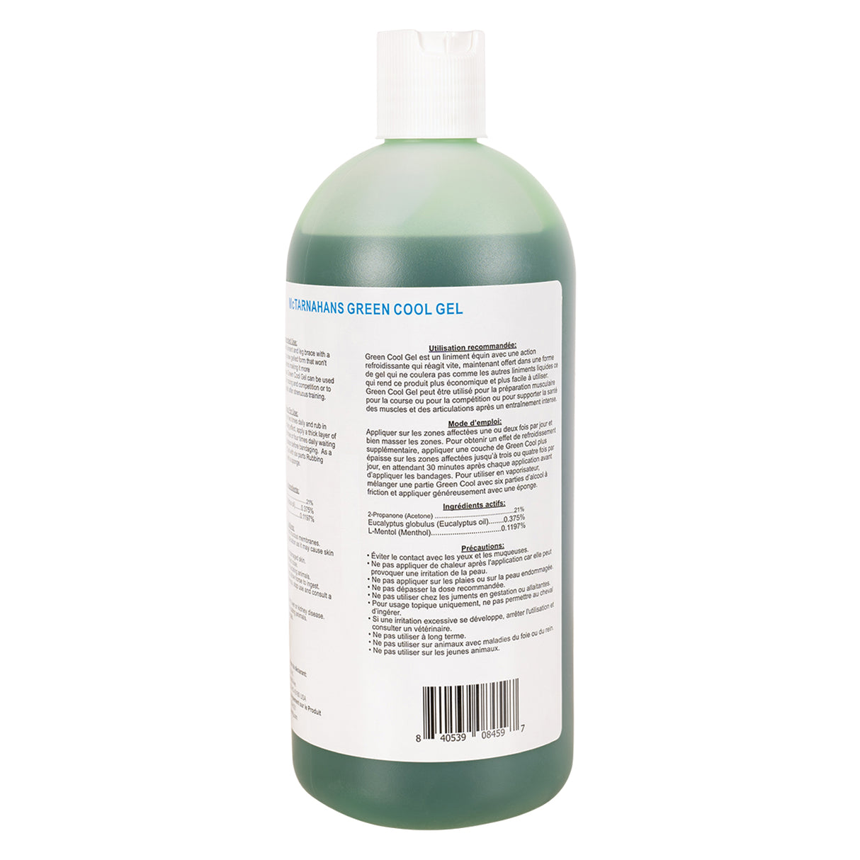 Gel rafraîchissant vert McTarnahans 946 ml