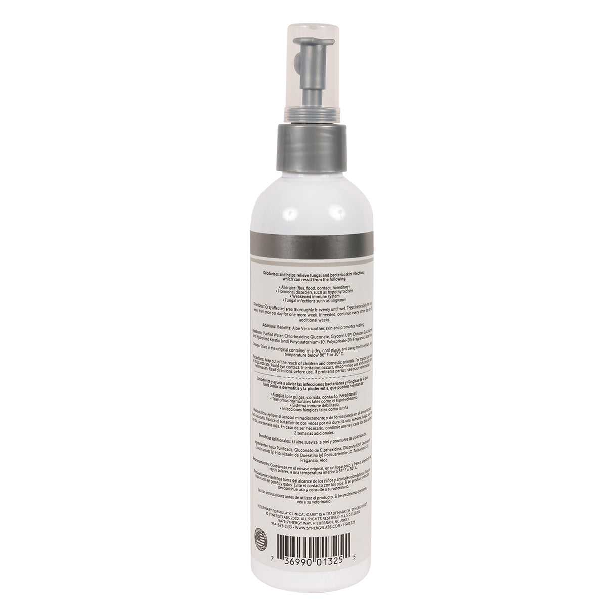 Spray antiseptique et antifongique Veterinary Formula Clinical Care 236 ml