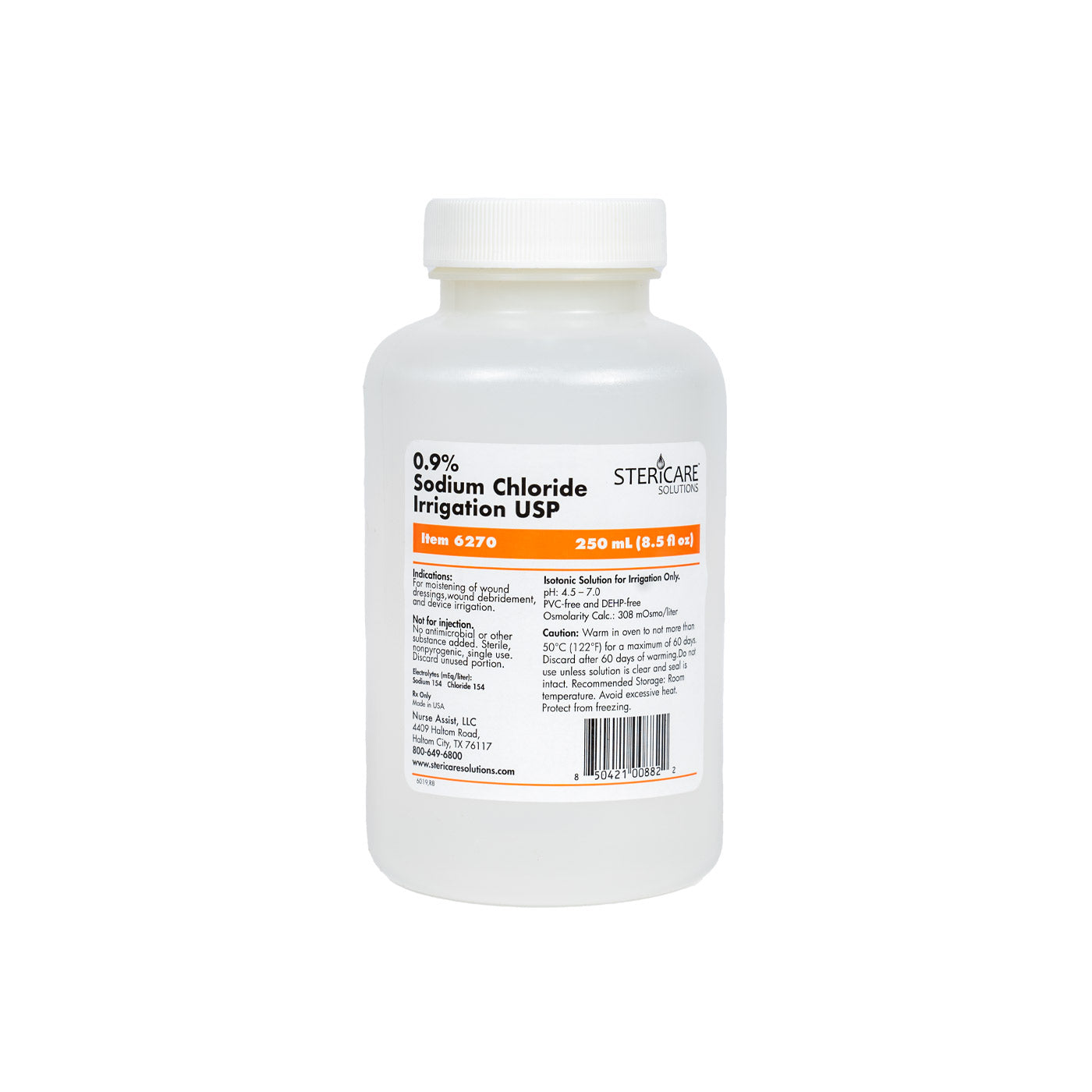 Saline Solution 0.9% 250 mL