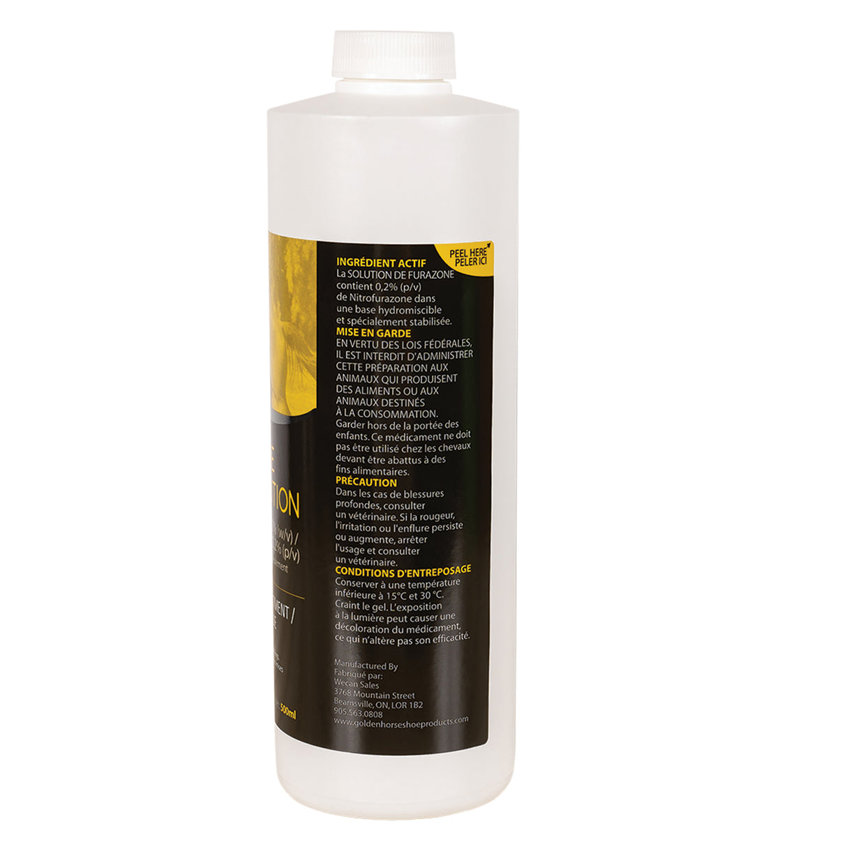 Golden Horseshoe Nitrofurazone Solution 500 mL