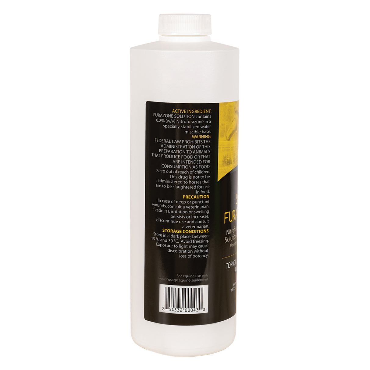 Golden Horseshoe Nitrofurazone Solution 500 mL
