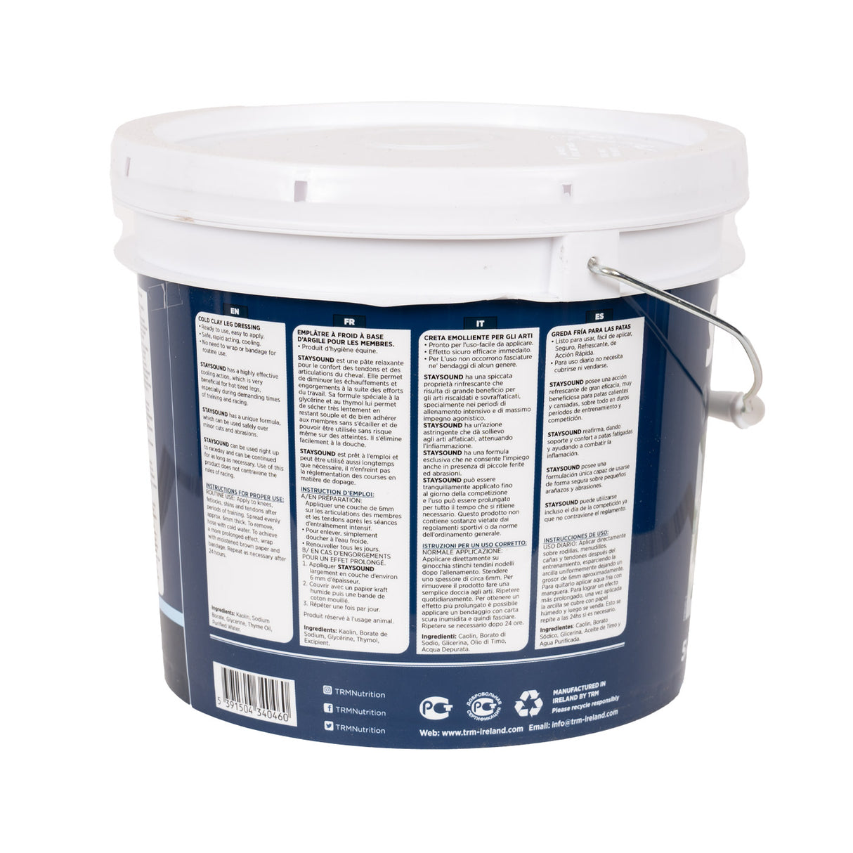 Argile pour jambes TRM Staysound 11,35 kg