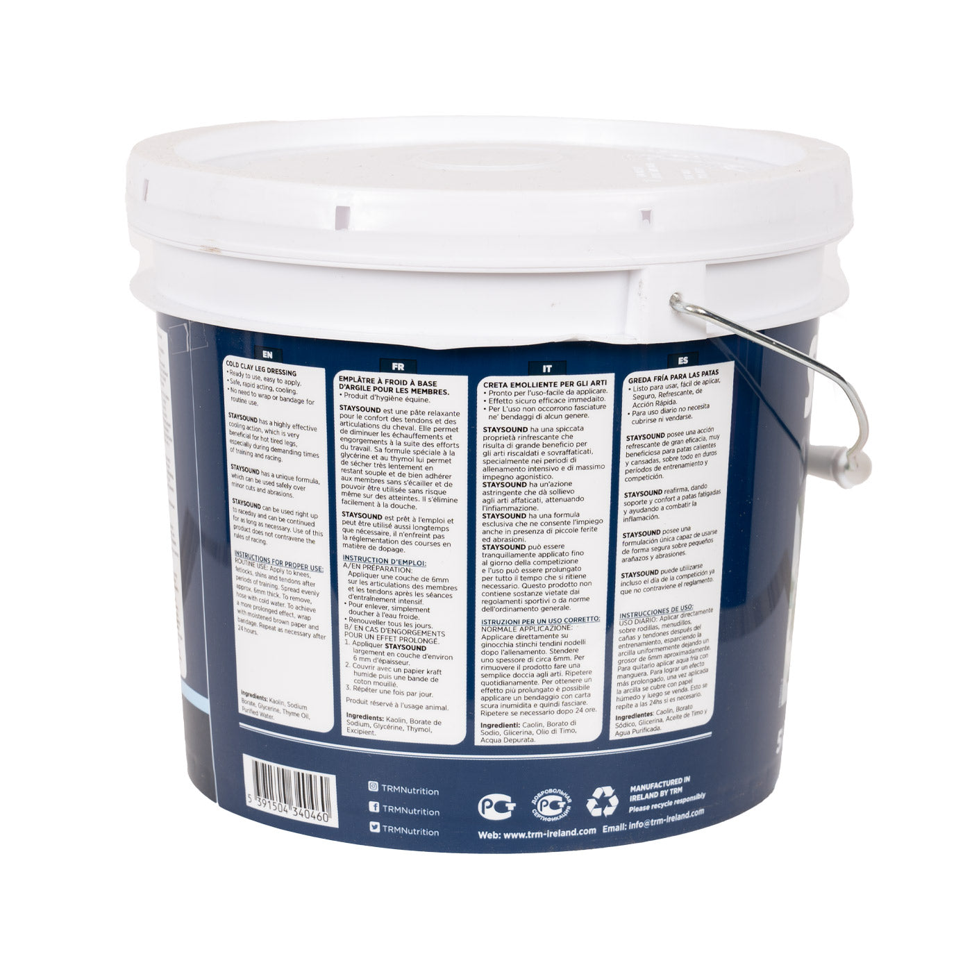 Argile pour jambes TRM Staysound 11,35 kg