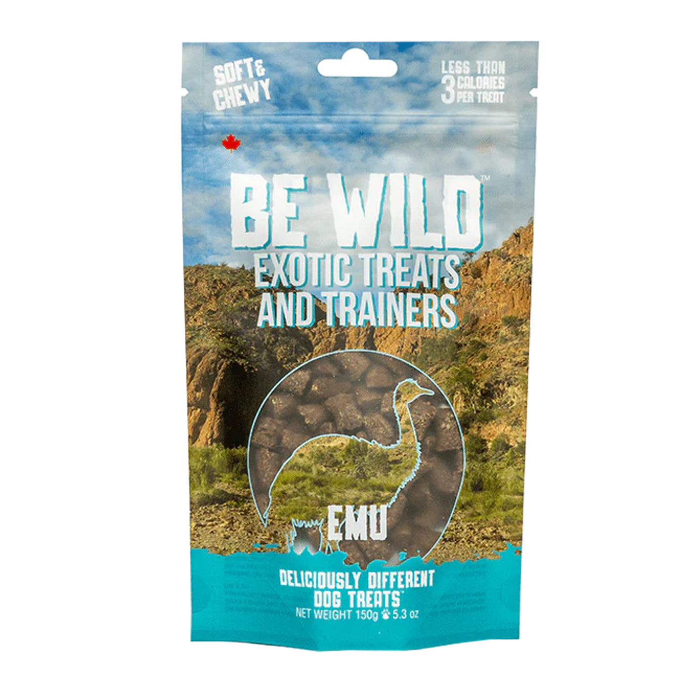 This & That Be Wild Exotic Treats & Trainers Emu Soft & Chewy Dog Treats 150 g